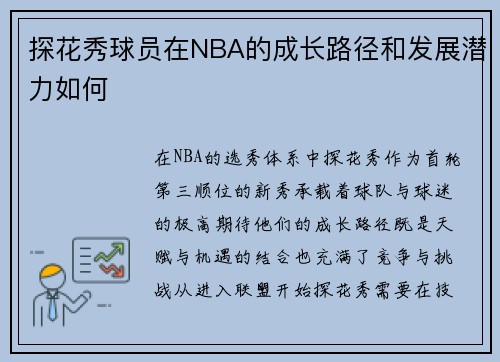 探花秀球员在NBA的成长路径和发展潜力如何